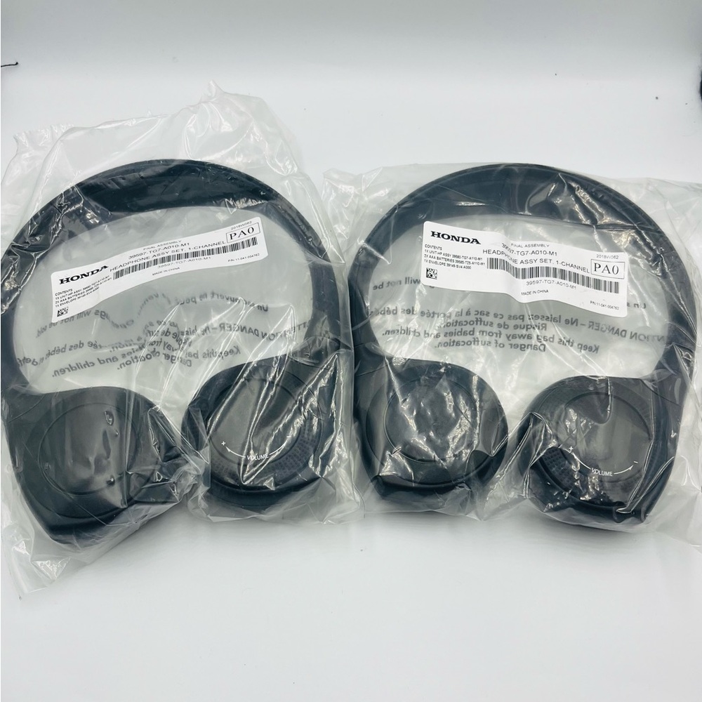 Honda Black Over-Ear Headphones